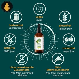 Premium Omega 3 Algae Oil | High Dose | Natural DHA & EPA for Heart, Brain & Vision | Vegan | 100 ml | 40 Days Supply | Apple