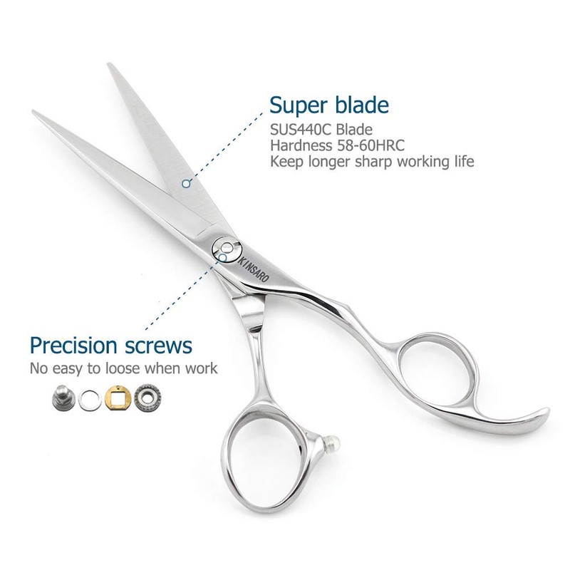 6 Inch Professional Hair Scissors Professional 440C Stainless Steel Hair