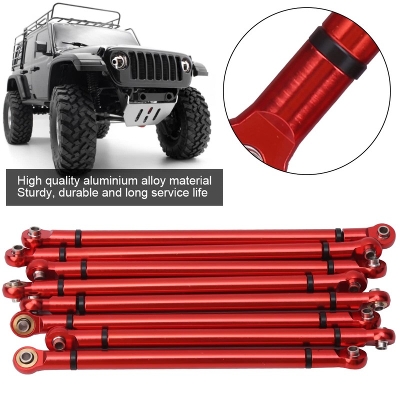 equlup 8 Pieces Metal Pull Rod, Metal Pull Rod Kit