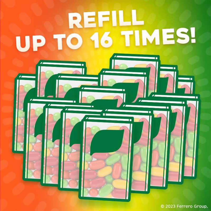 Tic Tac Bulk Resealable Refill Bag, Fruit Adventure Mints, On-The-Go