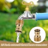 High-quality tap hose adapter, 3/4 inch male thread, brass plug-in