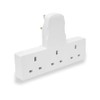 Plug Adapter,3 Way Plug Adapter UK Multi Plug Adaptor,Surge Protector