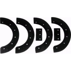 aftermarket Snow Blower Paddle Set Compatible With 21" Murray 327072MA Auger Rubber