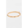 Tory Burch Women's Miller Stud 5MM Hinge Bracelet, Tory Gold,