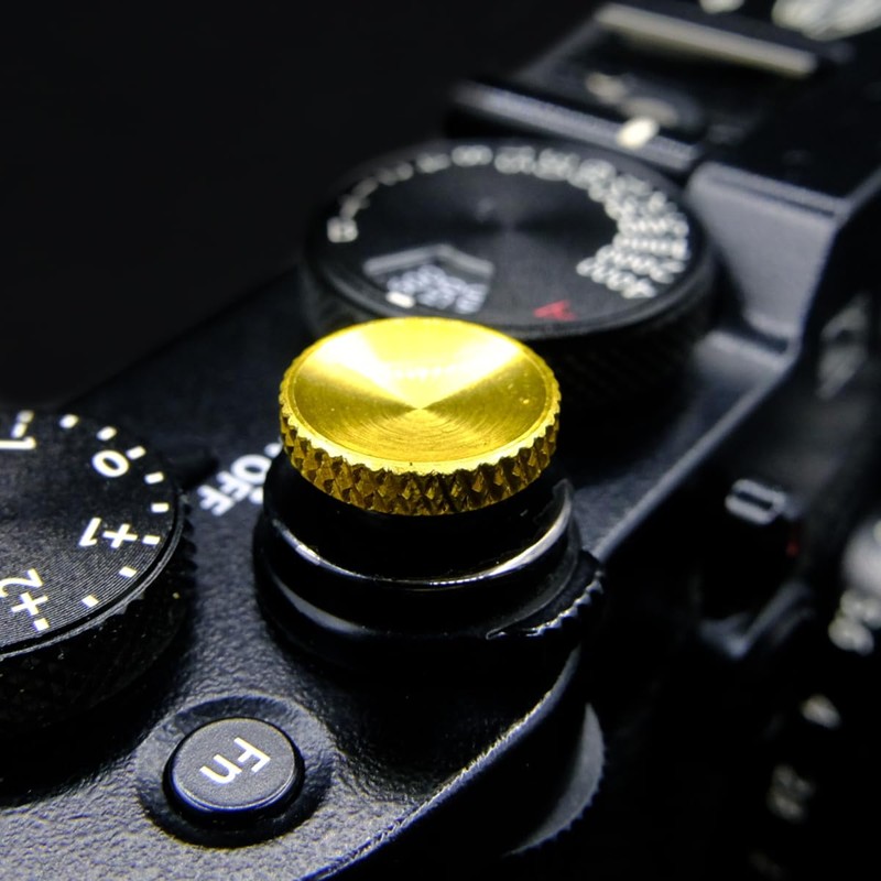 NoirVogel Camera Shutter Button, Upscale and Exquisite Pure Copper Shutter