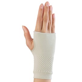 サイプラス ハジテクト 左右兼用 ウルトラ撥水加工手首サポーター 水仕事可 布製 テーピング構造 蒸れにくい