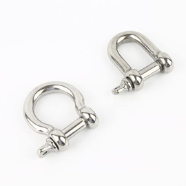 Unifizz M16 D Shackle Heavy-Duty,D Shackle,Durable D-Type Load-Bearing Hook Ring for Quick Connection of Chains and Wire Ropes,Heavy Structure,Transportation Shackle Lock