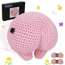Posurry Crochet Kit for Beginners,Includes Detailed Video Tutorials and Ilustrations,It's Your Friend's Bottom