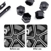 CIXLOGIC 20pcs Wheel Bolt Nut Cap Hexagonal Tire Nut Covers