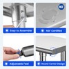 Hally Stainless Steel Table for Prep & Work 14 x