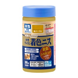 Kanpe Hapio 00707653652300 Paint Paint, Water-based, Glossy Varnish, Coloring, Durable, Odor, Food Sanitation Law, Sick House Compatible, Water-based Urethane Tinted Varnish, 10.1 fl oz (300 ml), Made