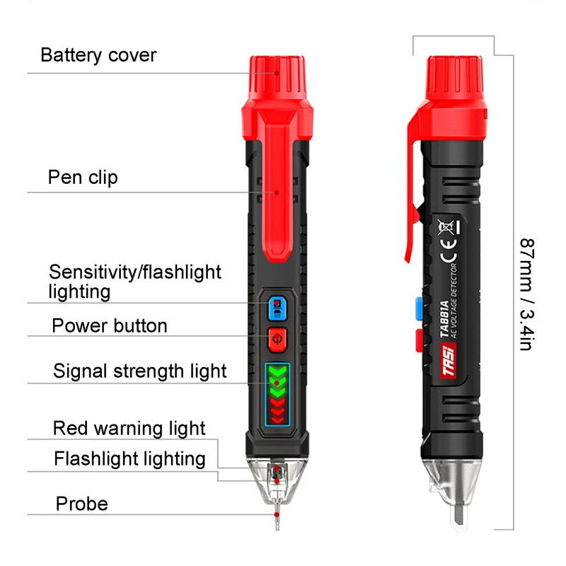 Induction Electric Pen Digital Display NonContact Line Detection Tester Tool
