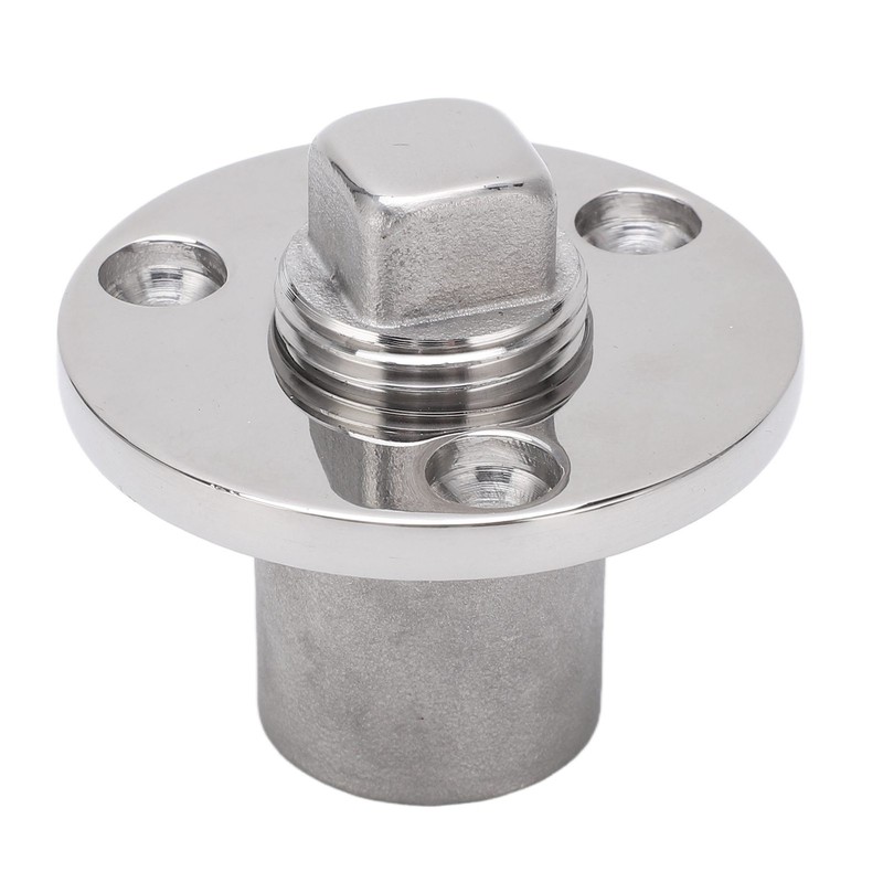 50mm Boat Garboard Drain Plug Stainless Steel Mirror Polish UV