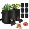 8 Pcs 15 Gallon Potato Grow Bags with Harvest &