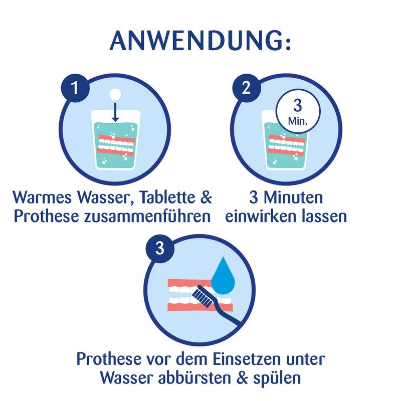 Kukident Zahnweiß Professional Reiniger Tabs, 30 St