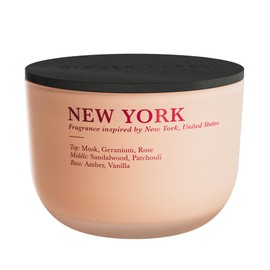 Hidden Label Amber Musk Candles for Home Scented, Large 3 Wick Scented Natural Soy Candles, Soy Candle with Wood Lid,Relaxing Aromatherapy Scented Candle,16oz