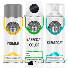 ERA Paints 41W - Jet Black Mica for MAZDA Exact Match Automotive Touch Up Paint Spray - Premium Kit