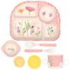LOMUG Children's Crockery Set, Without Melamine, 5-Piece Crockery Set with