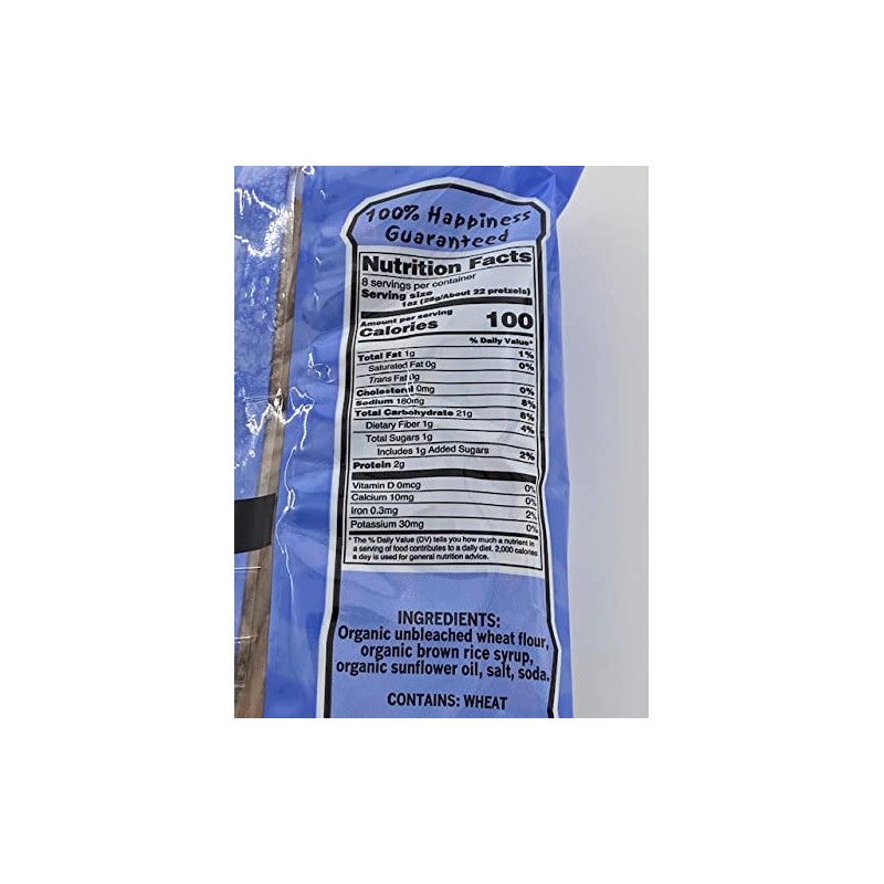 Organic Wheat Pretzel Sticks 8 oz 12 cases