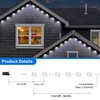 MERRIMAX M Permanent Outdoor Christmas Lights,50ft 36LED Eaves Lights with