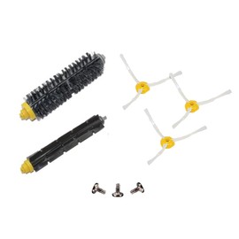 iRobot Roomba 500, 600, 700 Series Reinforced Brush 3 Pcs Set (Gray) [Hair Care Product, 60 Days Warranty] [Orange Line]
