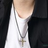 Cross Necklace for Men 925 Sterling Silver Nail Cross Necklace