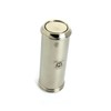 Men's Stainless Steel Shaving Brush with White Badger Hair. Easy