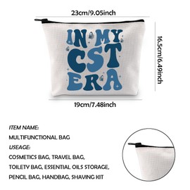 WCGXKO Surgical Tech Gift Surgical Technologist Gift In My CST Era Zipper Pouch Makeup Bag (CST Era)