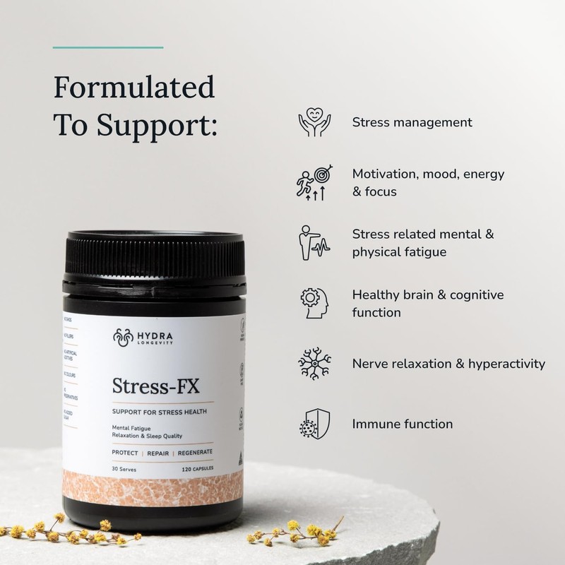 Hydra Longevity Stress-FX 120c