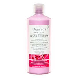 Crema relajante solar de rosas Florigan Organic's con aceite de almendras 1lt