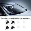 ECSiNG Pack of 40 Windscreen Side Trim Clips A-pillar Shape