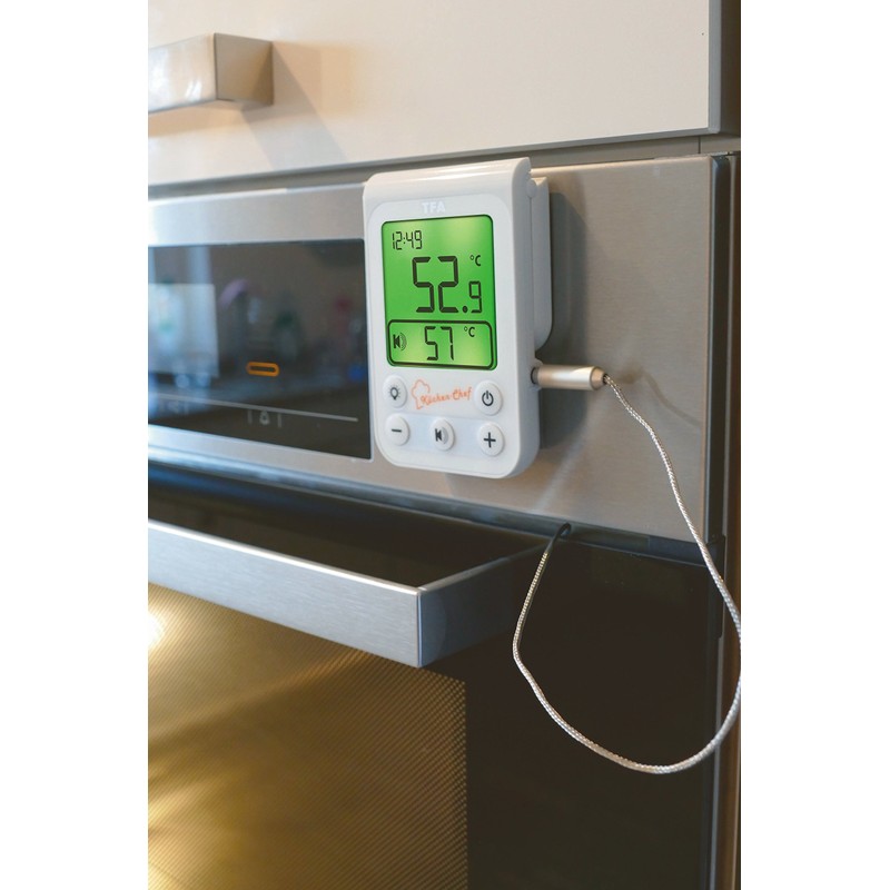 TFA Dostmann 14.1510.02 Kitchen-Chef Digital Meat And Oven Thermometer with