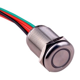 Ulincos Touch Switch UT19T10 Stepless Dimming Switch, no LED, Suitable for 19mm 3/4" Mounting Hole