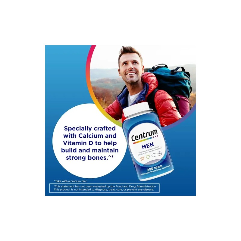 Centrum Multivitaminico Hombres 200 Tabletas