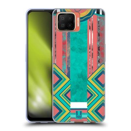 Head Case Designs Diamanten Und Texturen Muster Blockierende Mode Soft Gel Handyhülle Hülle kompatibel mit Oppo F17