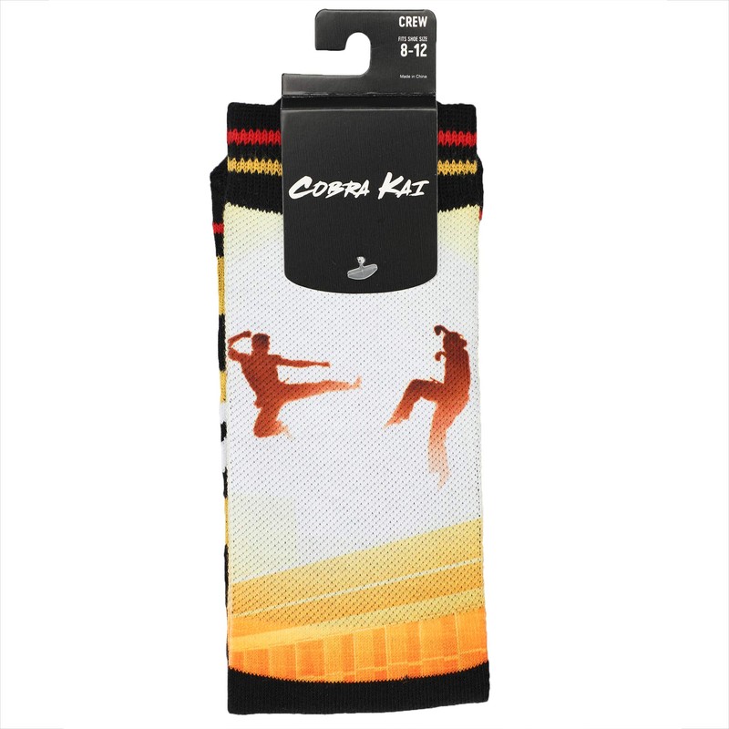 Cobra Kai Sublimated Panel Mens Socks