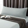 MILVOWOC 2Pcs Brushed Microfiber Body Pillowcases - 20 x 55