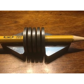 belville bellville spring washers set of 10 1 inch x 1/2 x 0.049 thick stackable dished