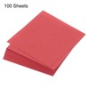 MECCANIXITY 100 Sheet Origami Paper Double Sided Bright Red 5x5