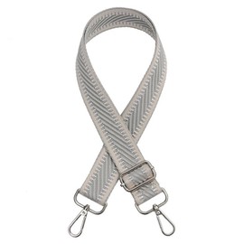 Whakano Adjustable Bag Strap, 3.8 cm Wide Shoulder Strap, Handbag Strap for Men and Women, for DIY Accessories, Shoulder Bags, Shoulder Strap, lightgrey