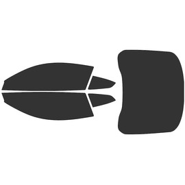 Rvinyl Window Tint Kit Compatible with Ford Mustang 2015-2023 (Coupe) - Complete Precut Kit - 20%