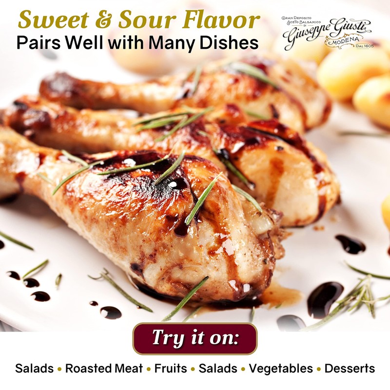 Giusti Balsamic Glaze Based on Thick Balsamic Vinegar of Modena