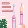 Kids Electric Toothbrush Sonic Smart Timer Cartoon Shape Soft IPX7