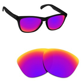 Alphax Midnight Sun Polarized Replacement Lenses for Oakley Frogskins