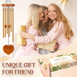Best Friend Birthday Gifts for Women, Wind Chimes Gifts for Friends Women, Ideas Friendship Gifts for Women Friends, BFF, Best Friends, Soul Sister, Bestie, Birthday Gifts for Female Friends