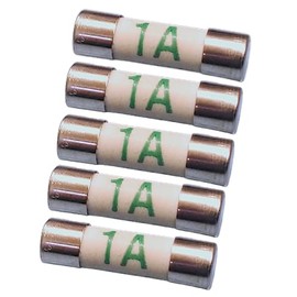 SISI UK® 1 Amp Fuse, Pack of 5, FUSE, 20x5mm Ceramic Quick Blow 1A / EJC Avenue