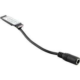 Mini Inline 12V LED Amplifier for RGB Strip Light with Barrel Connector, Black