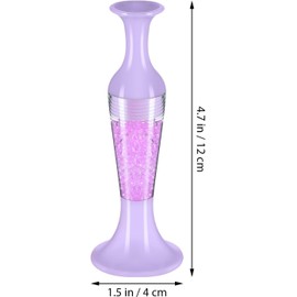 Walquicks 3pcs Diamond Pain-ting Pens, Diamond Art Pen Flower Pot Shaped Point Drill Pen Nail Point Pen Diamond Dotting Tool for Nail Art Crafts Making (Diamond pen-A)