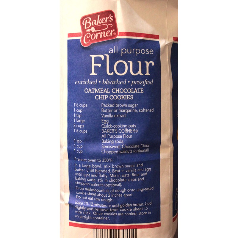 Lot of 3 Bakers Corner All Purpose Baking Flour 3-5lb