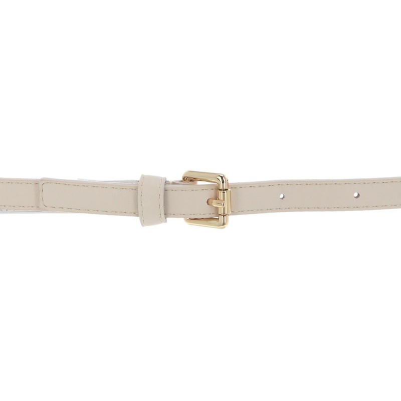 VALENTINO Emma Winter Belt W120 Ecru / Oro - Can
